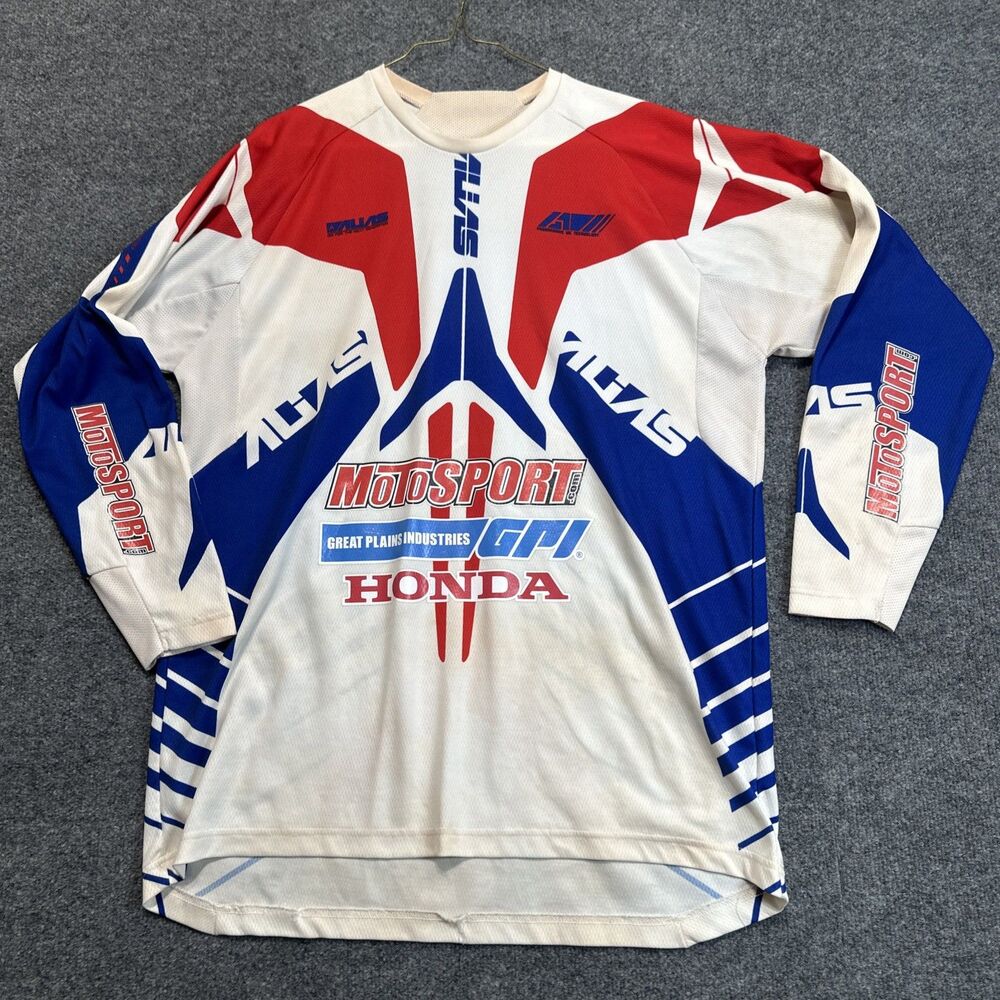 Alias Honda GPI Motocross Tee Chase Marquier Medium Retro Style